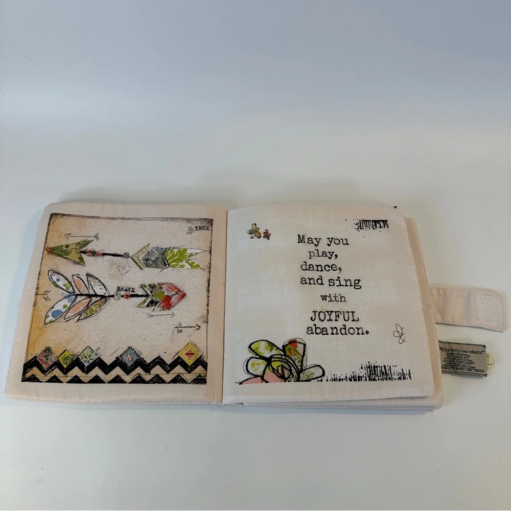 True by Kelly Rae Roberts for Demdaco‎ Art Cloth Book I Love You Baby Kids